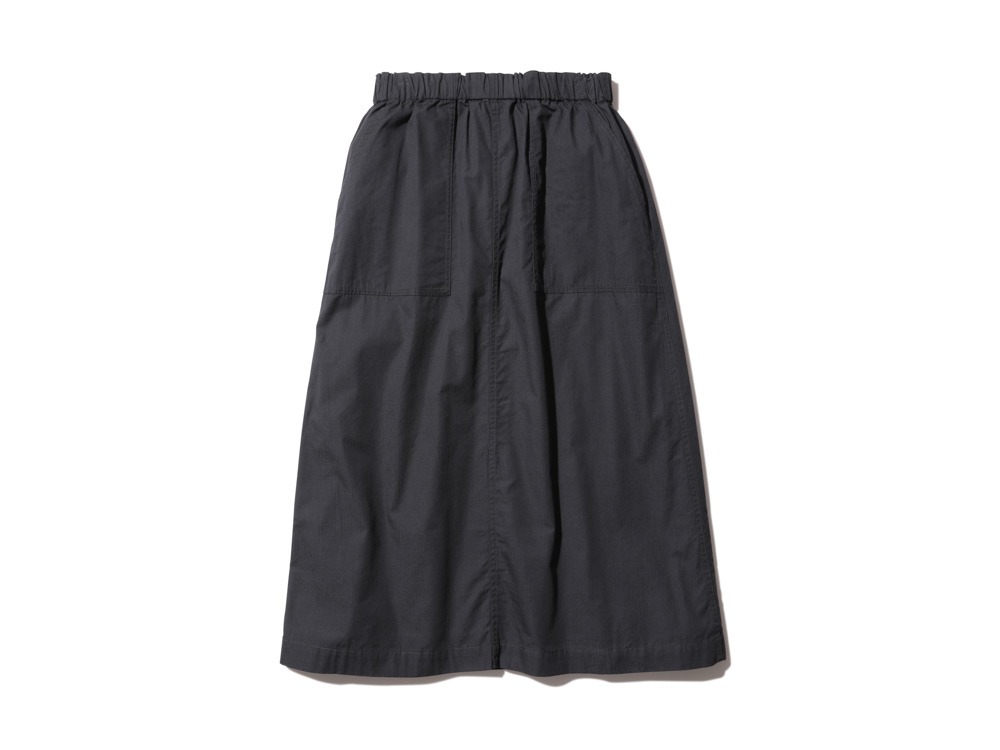 TAKIBI Light Ripstop Skirt 4 Black(SK-23SW10103BK) | TAKIBI