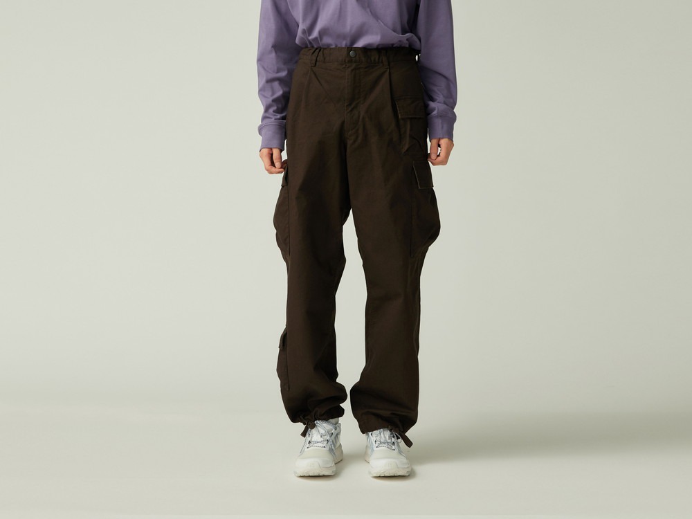 【先行予約商品】TAKIBI Chino Cargo Pants S DARK BROWN