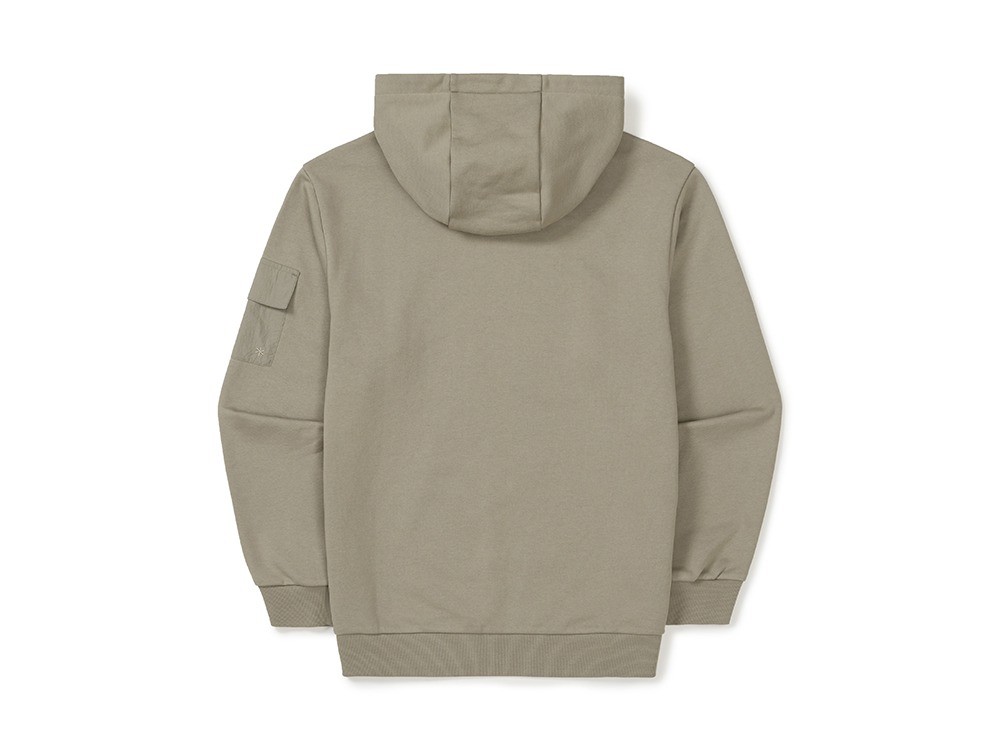 Land Pocket Hood T-Shirt M KHAKI BEIGE