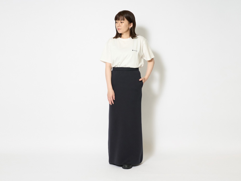 Co/Ny/Pe Skirt 1 Beige×Mustard