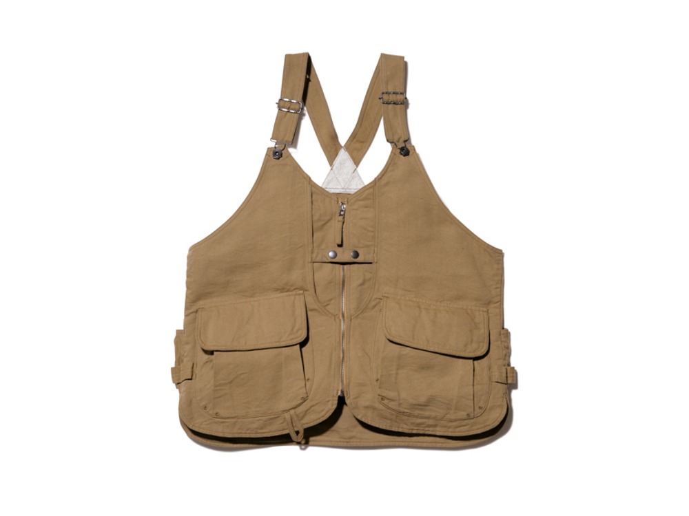 TAKIBI Duck Vest M Beige