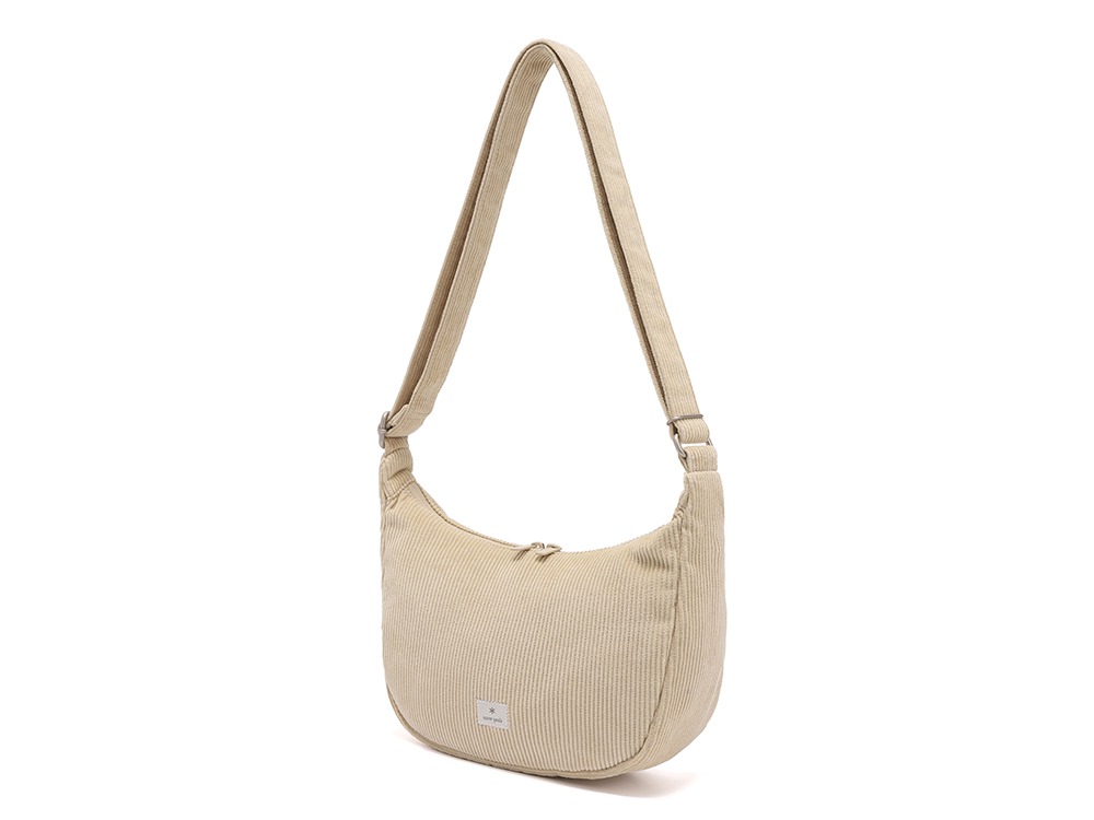 Corduroy Small Hobo Bag One LIGHT BEIGE