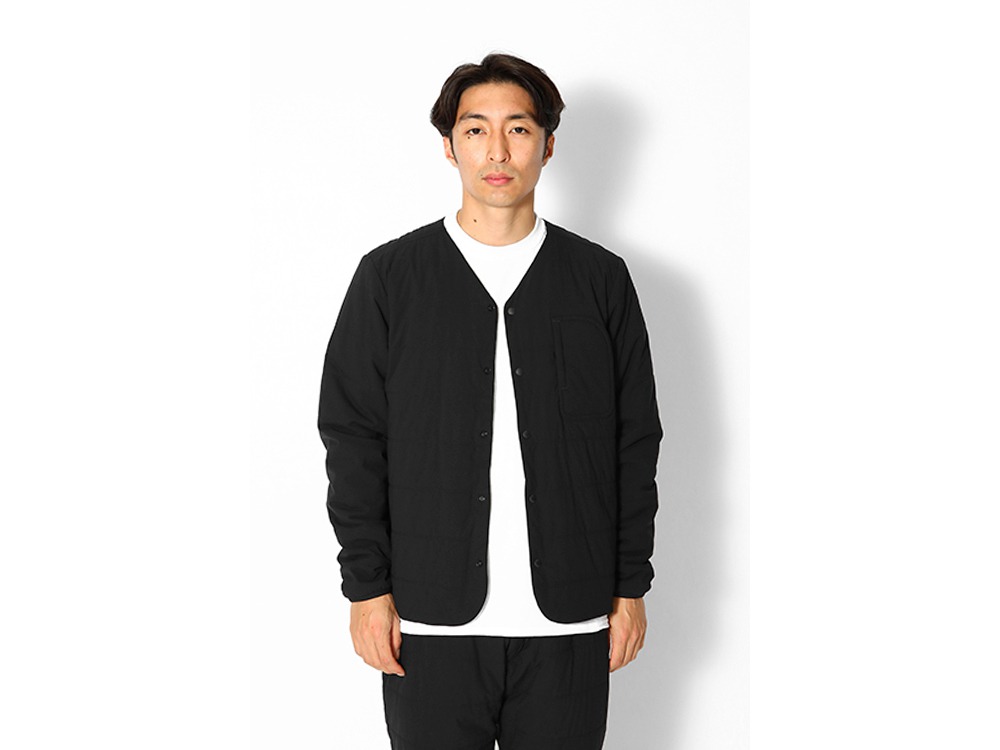 Flexible Insulated Cardigan 2 Black(SW-21AU00101BK) | フレキシブル