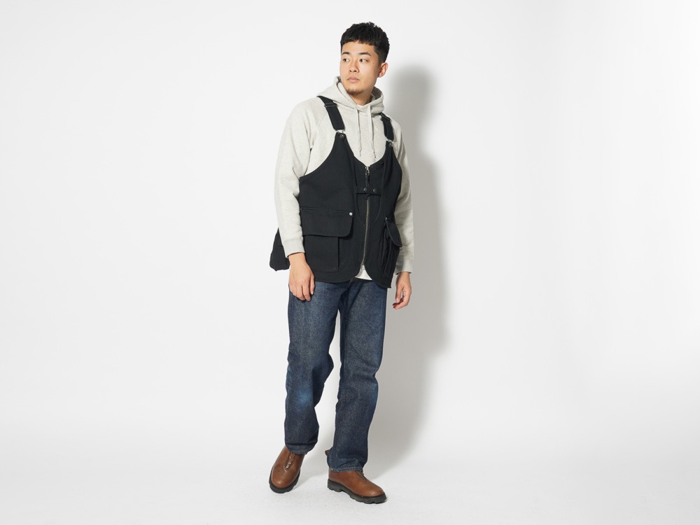 TAKIBI Denim Vest M Black(JK-23AU10703BK) | TAKIBI シリーズの通販 ...