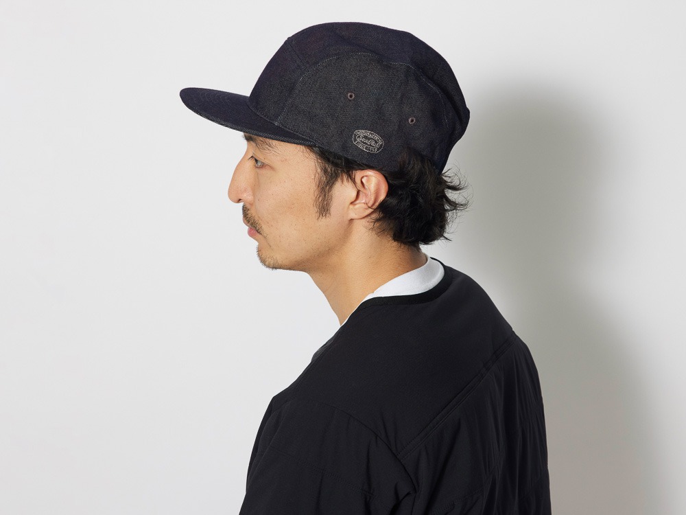 TAKBI Denim Cap 2 Black