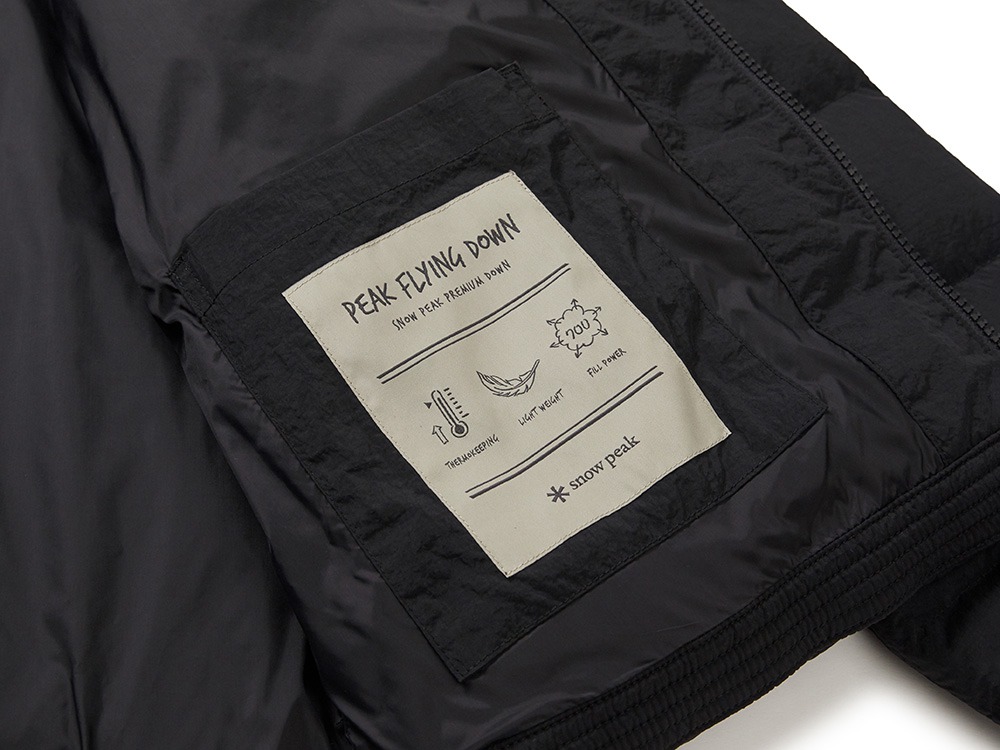 Land Lightweight Down Jacket M BLACK