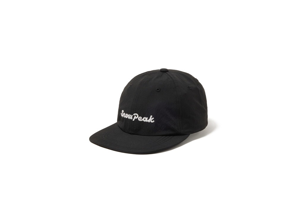 Snow Peak Typography Cap One BLACK