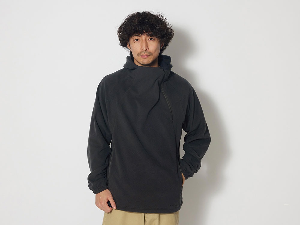 Micro Fleece Hoodie S Black