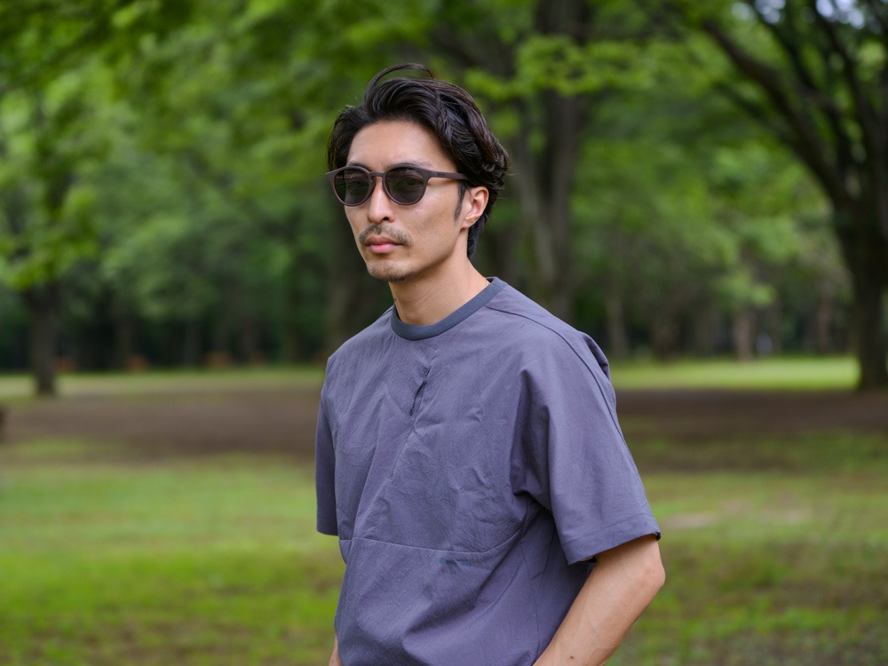 JINS × Snow Peak Rubber Sunglasses Matte Khaki (Boston)(URF