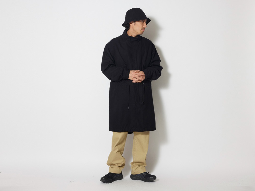 TAKIBI Canvas Coat S Black