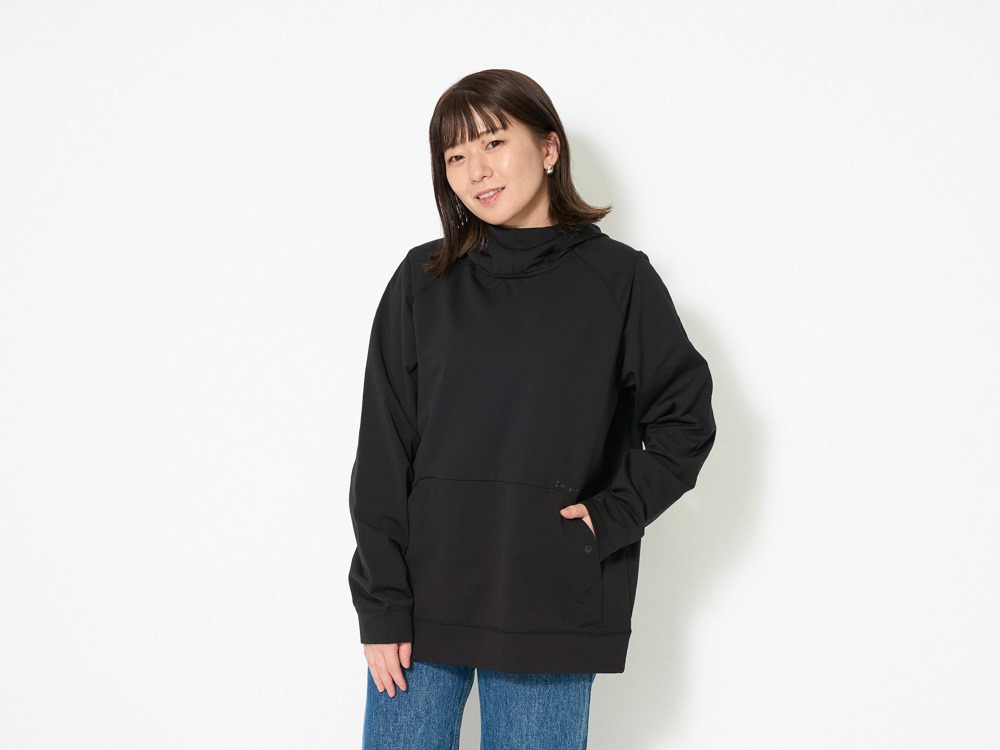 Air Dry Sweat Parka S Black