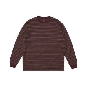 【先行予約商品】Hybrid Wool Mesh Stripe L/S T-Shirt
