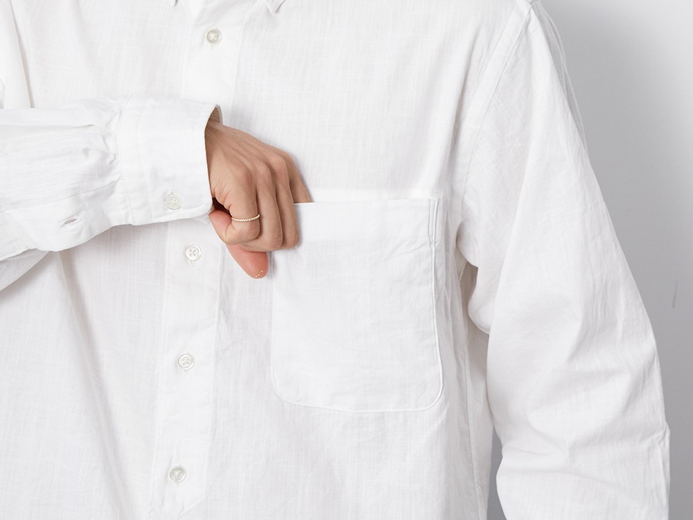 OG Cotton Poplin BD Shirt 1 Beige