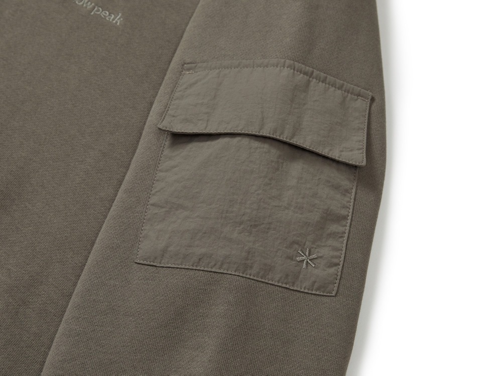 Land Pocket Sweatshirt M DARK KHAKI