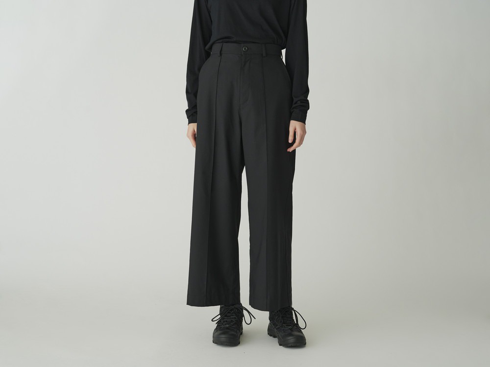 Hybrid Wool Wide Pants 1 Black