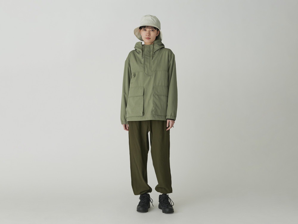 TAKIBI Ripstop Anorak M Greykhaki