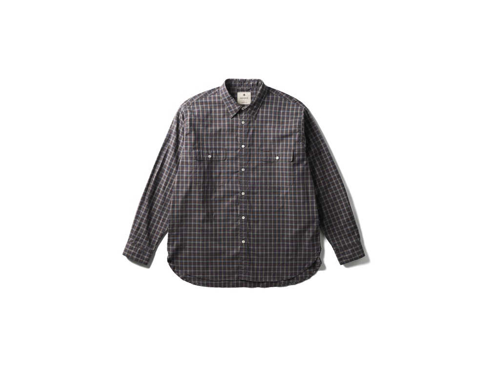 【先行予約商品】Organic Cotton Ombre Check Shirt S BROWN CH
