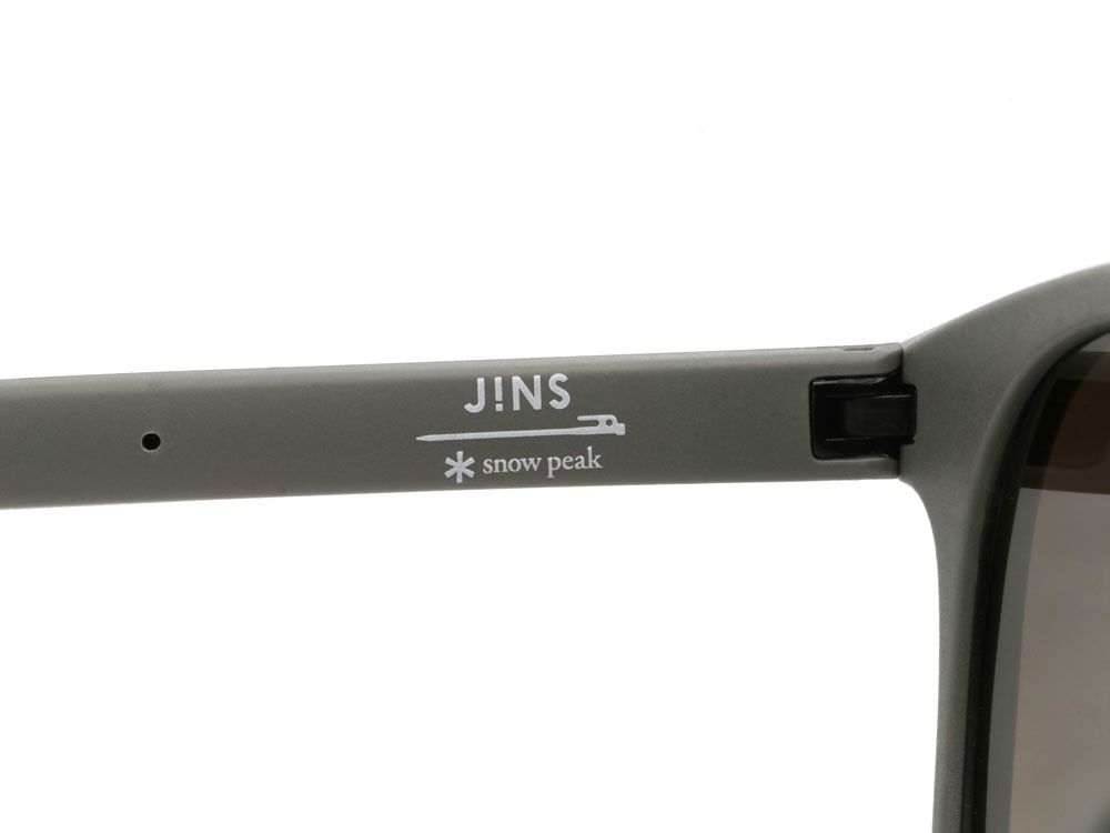 JINS × Snow Peak Rubber Sunglasses 灰 (Wellington)偏光レンズ