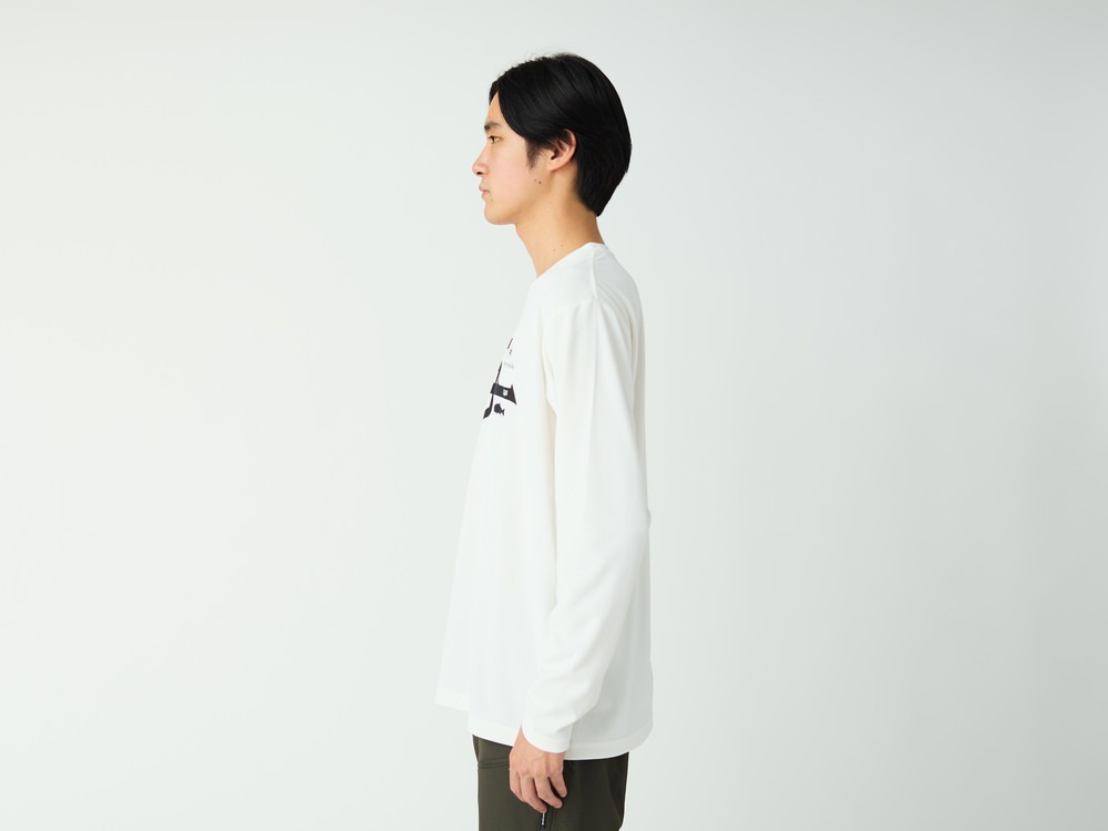 SP Logo Graphic Long Sleeve T-Shirt S WHITE