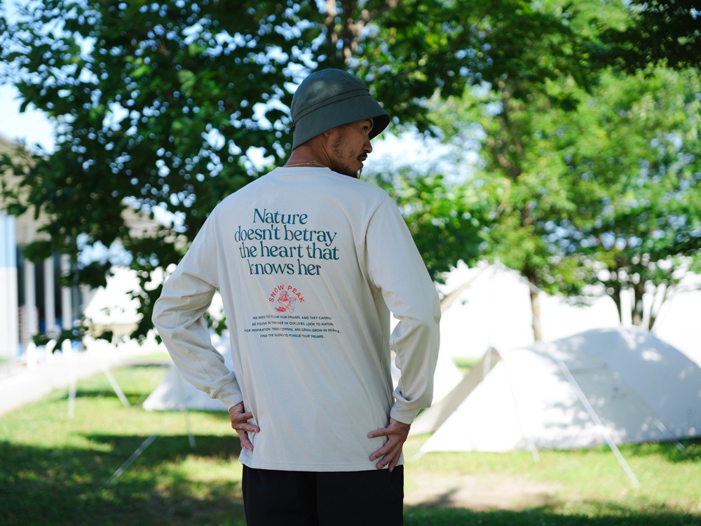 Living With Nature L/S T-Shirt S IVORY