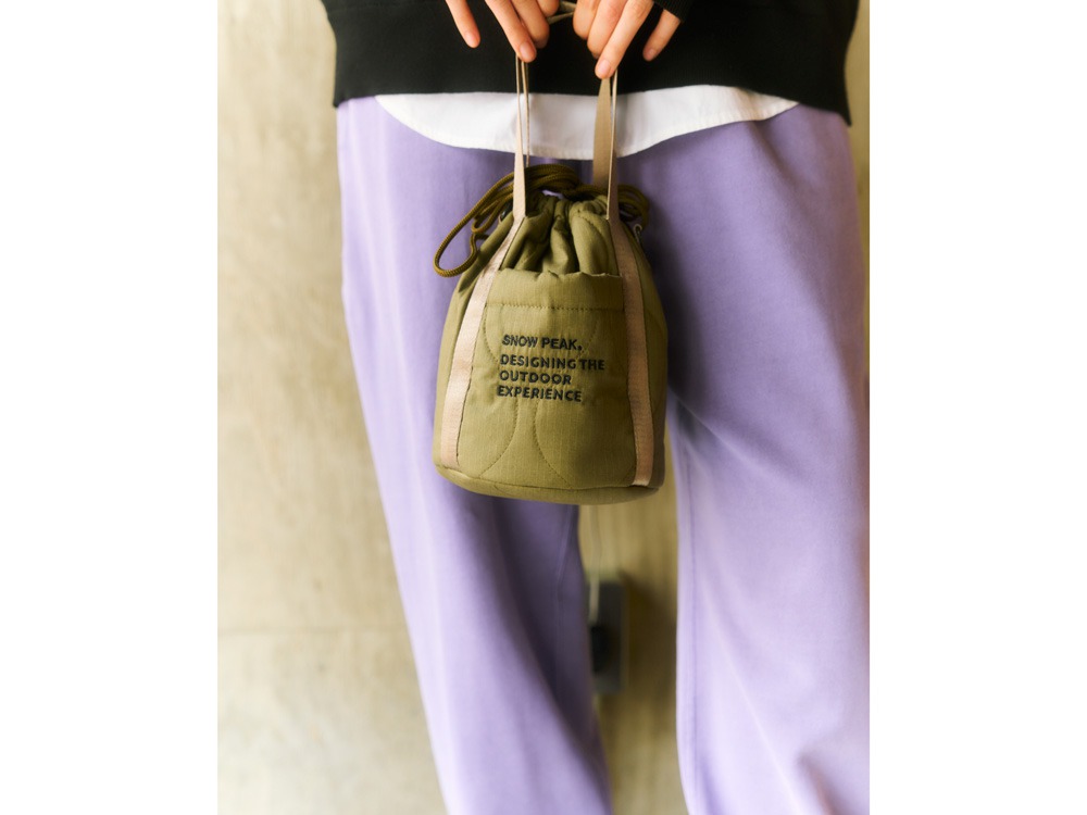 Quilted Ripstop Pouch One OLIVE