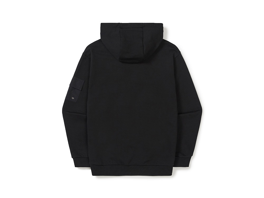Land Pocket Hood T-Shirt M BLACK
