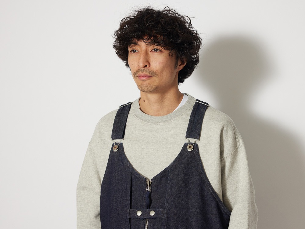 TAKIBI Denim Vest M Indigo