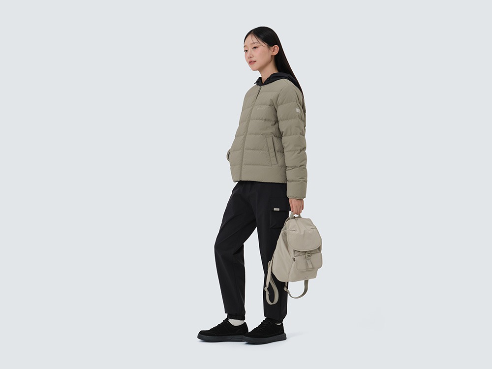 Land Women's Lightweight Down Jacket S OLIVE