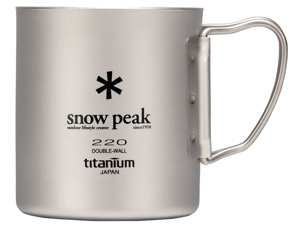 snow peak(スノーピーク) チタンダブルマグ 220ml