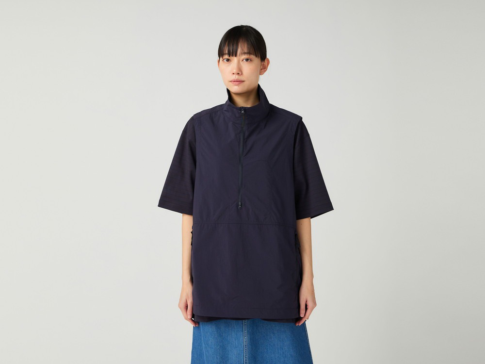 【先行予約商品】Nylon Tussah Utility Storage Vest S NAVY