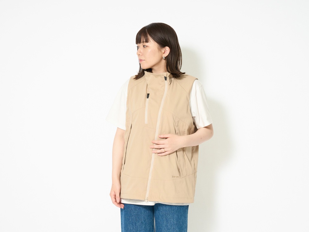 Stretch FR Vest L Beige