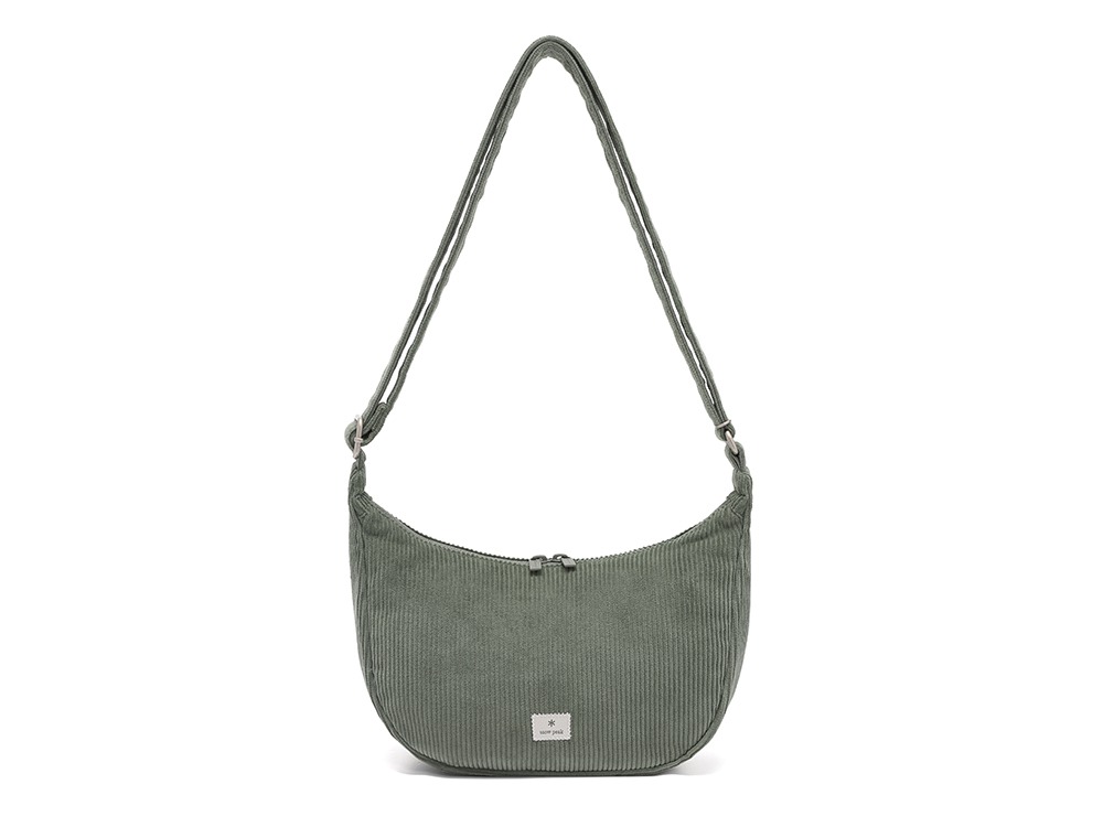 Corduroy Small Hobo Bag One GREEN