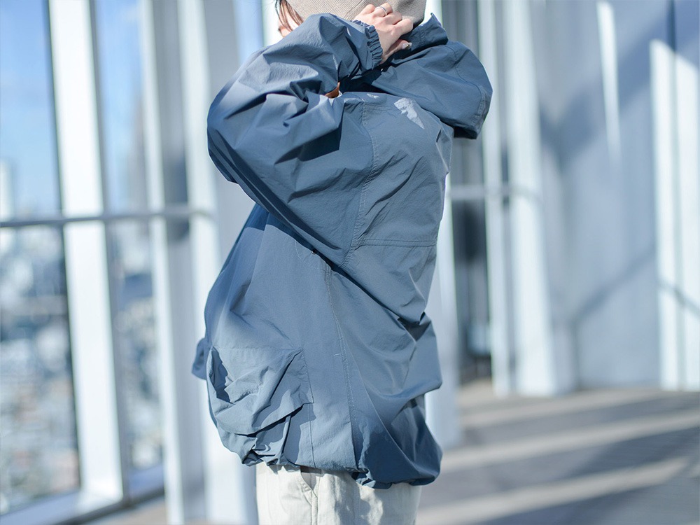 Nylon Tussah Jacket M BLACK