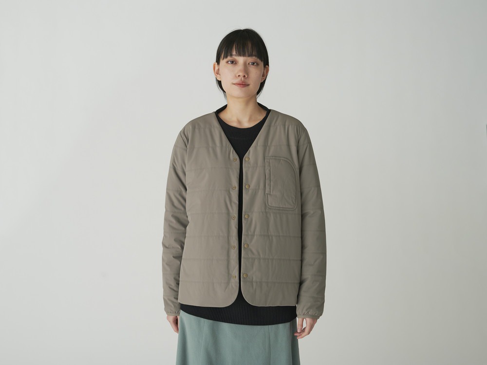 Flexible Insulated Cardigan S Khaki