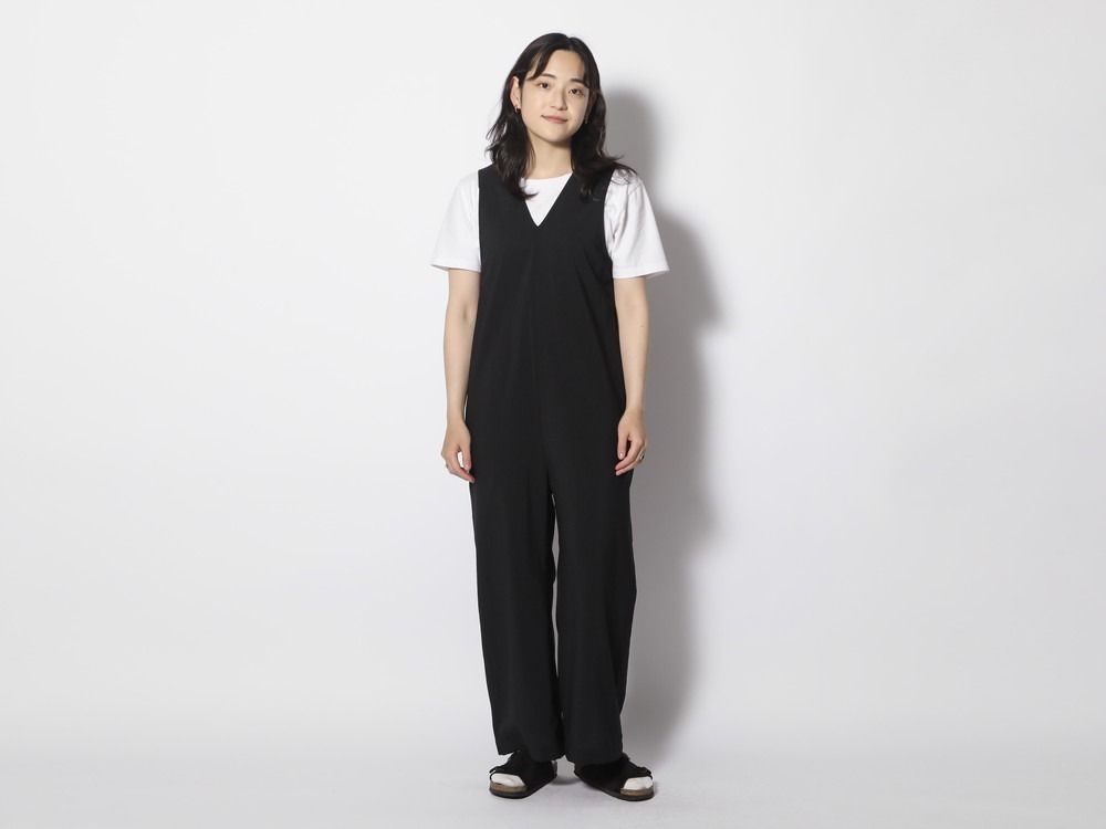 Pe Light Poplin Overalls 4 Black