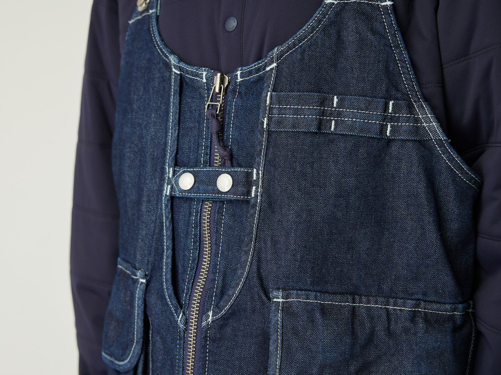 【先行予約商品】TAKIBI Denim Vest S LIGHT BLUE