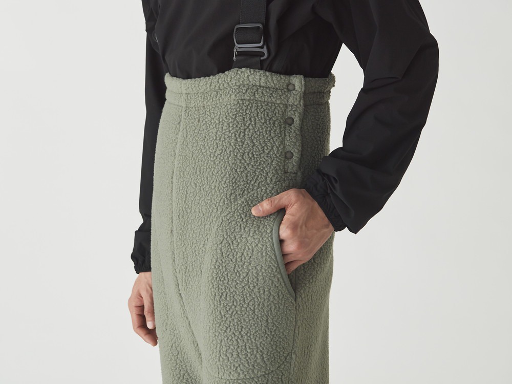 Thermal Boa Fleece Overalls 1 Black