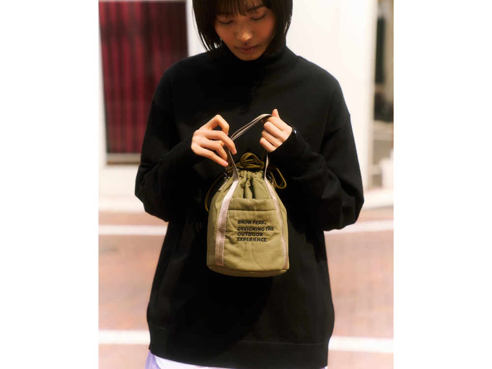 Quilted Ripstop Pouch One BLACK