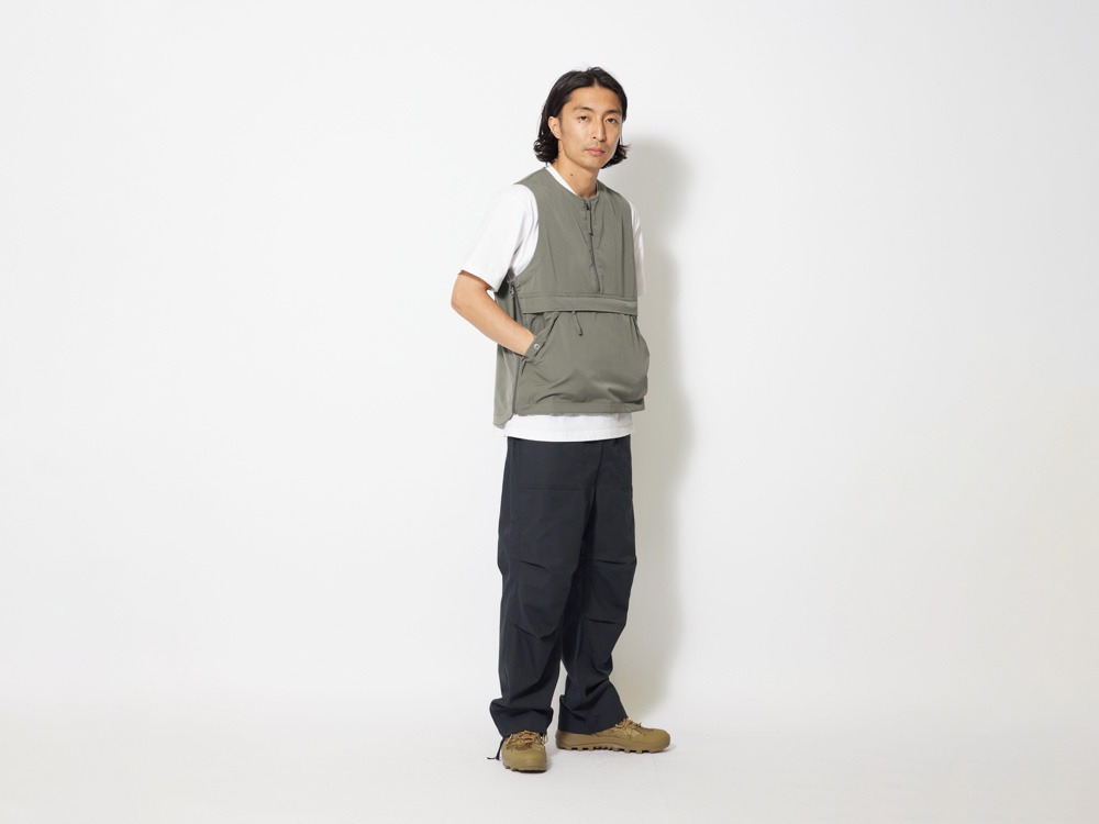 TAKIBI Weather Cloth Vest S Black