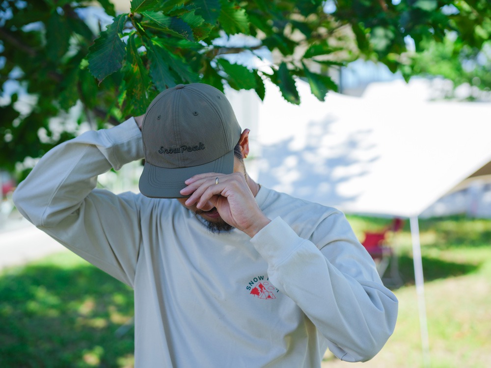 Snow Peak Typography Cap One OLIVE