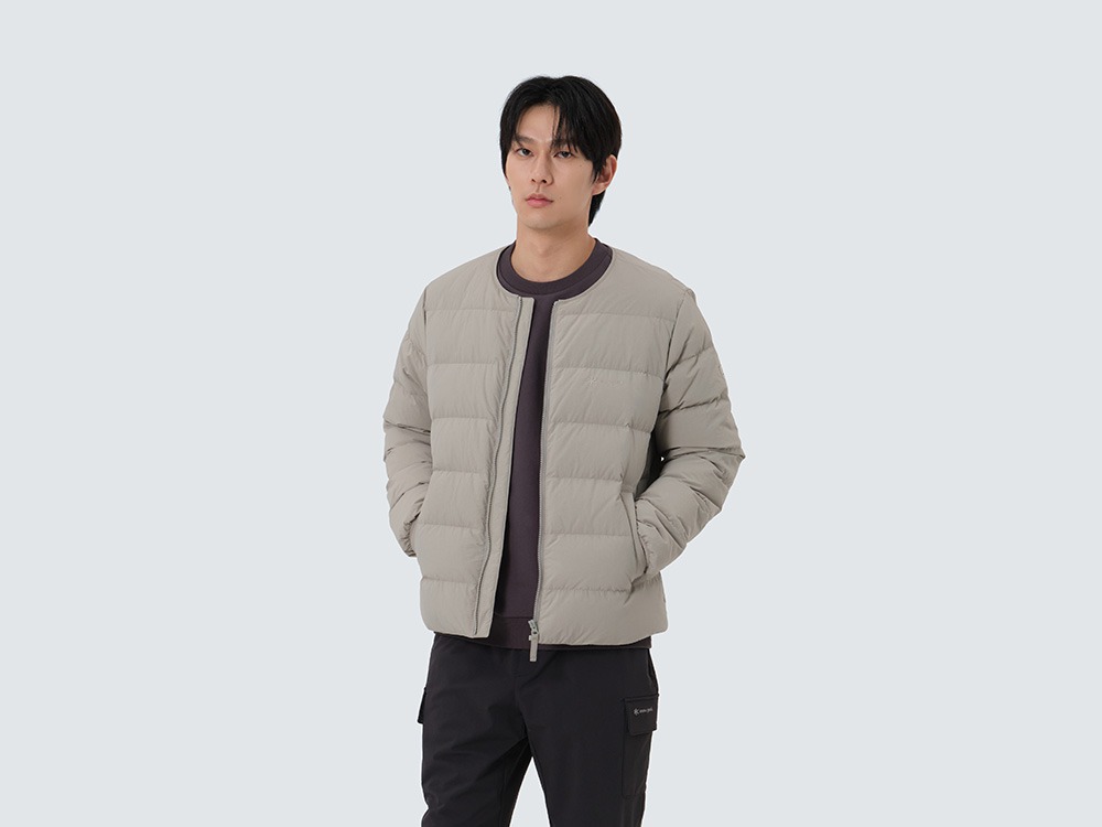 Land Lightweight Down Jacket M FOG GREY