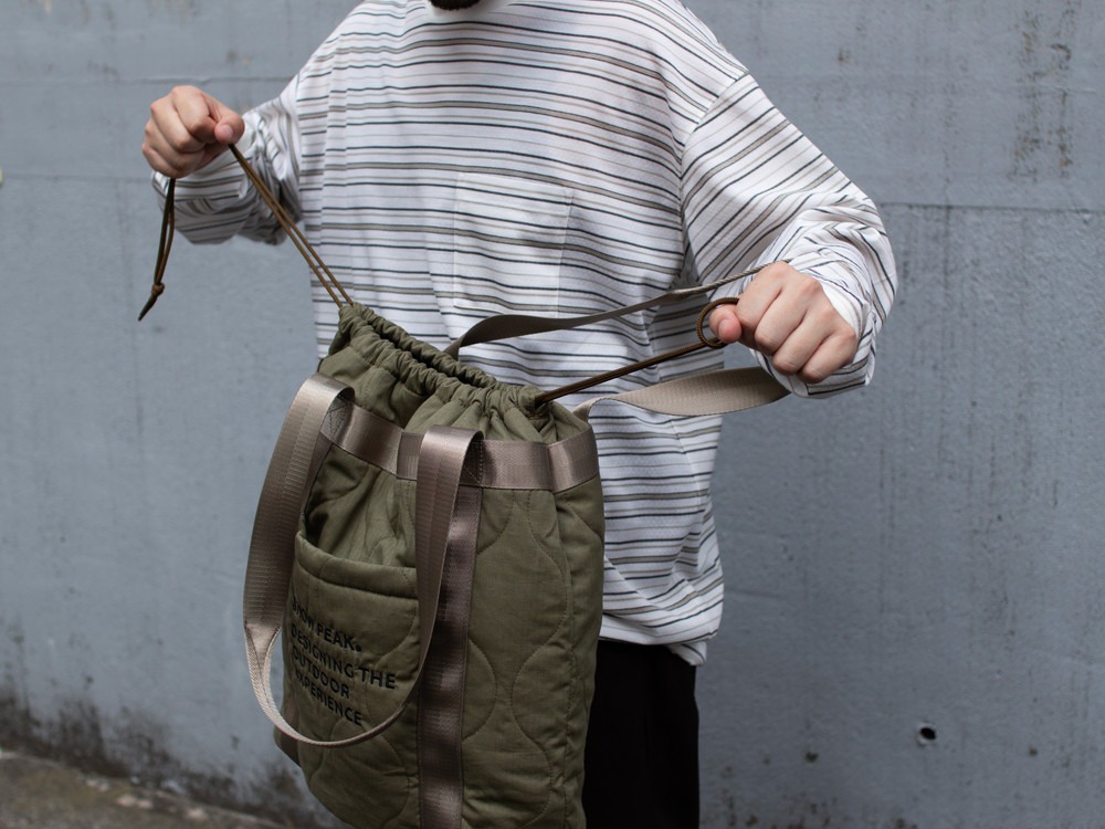 Quilted Ripstop Tote One OLIVE