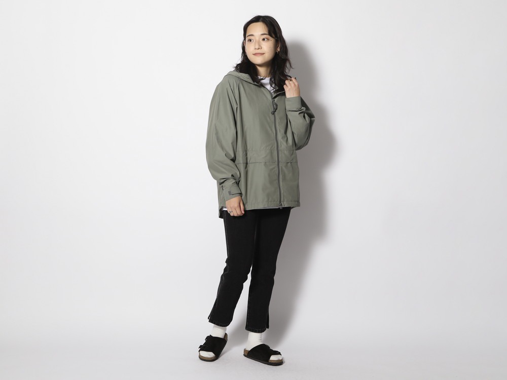 Light Mountain Cloth Zip Up Parka L Foliage