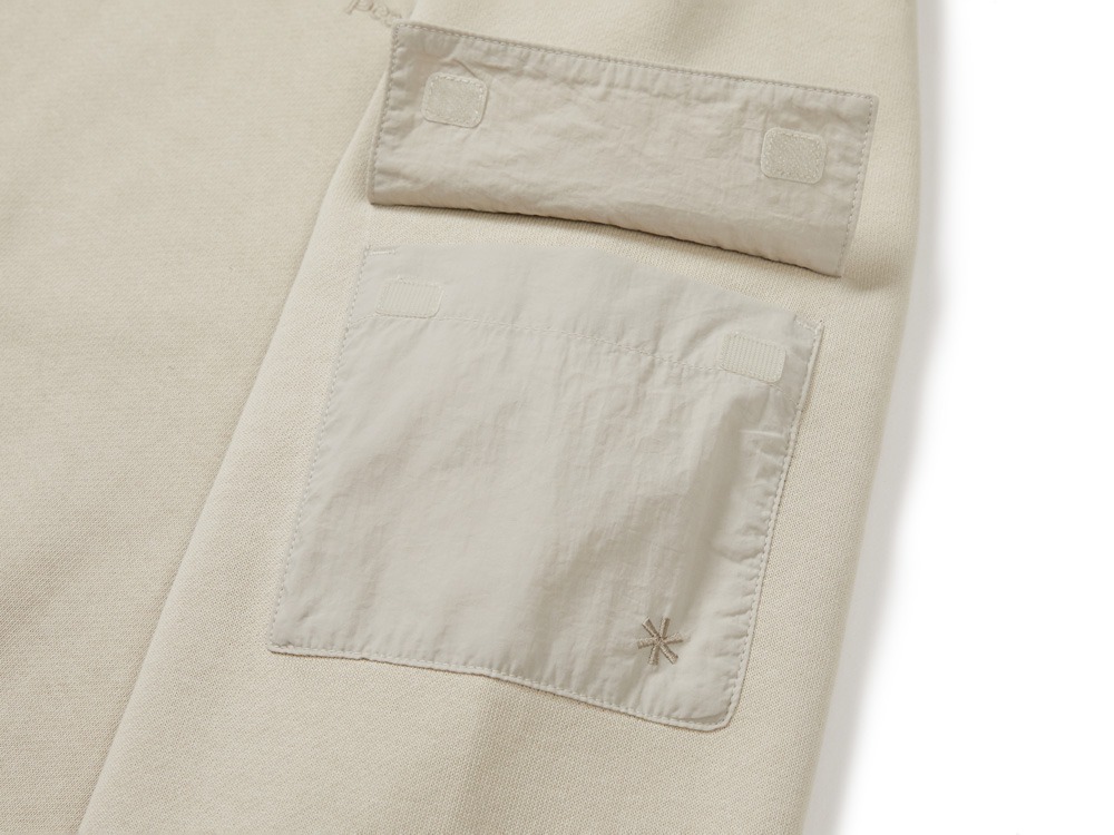 Land Pocket Sweatshirt M LIGHT BEIGE