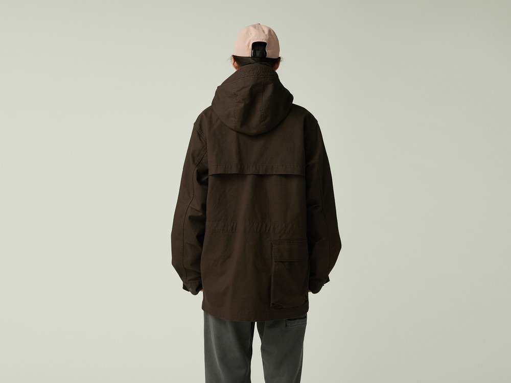 【先行予約商品】TAKIBI Chino Cargo Jacket S DARK BROWN