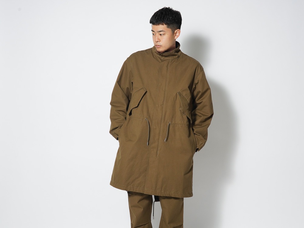 TAKIBI Canvas Coat 1 Olive