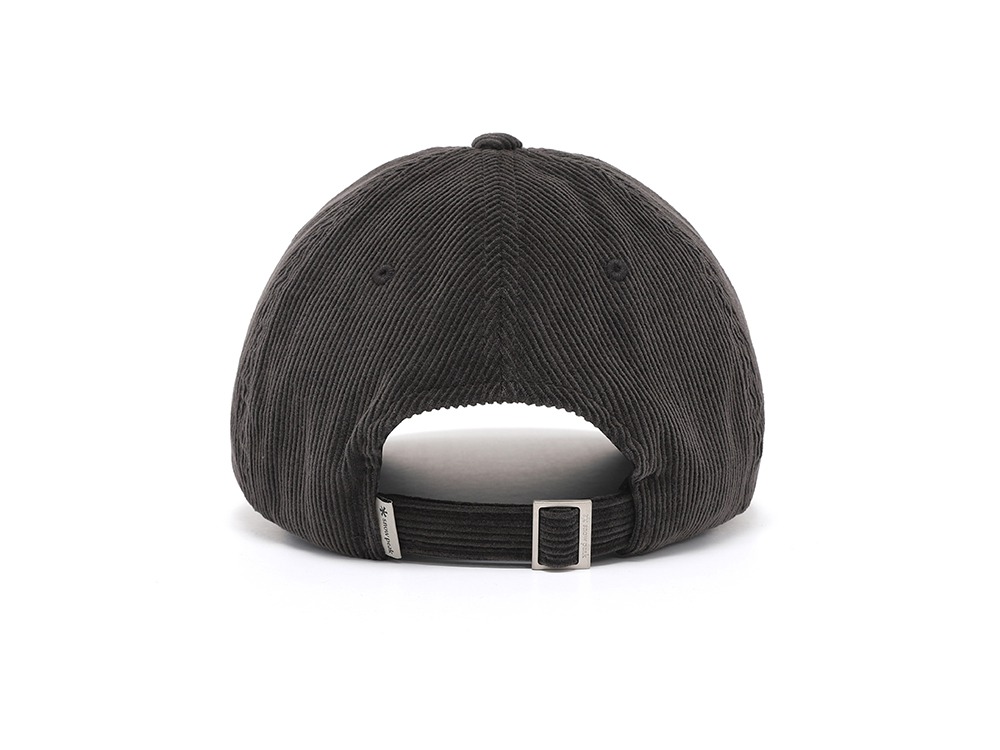Corduroy Ball Cap S DARK CHARCOAL