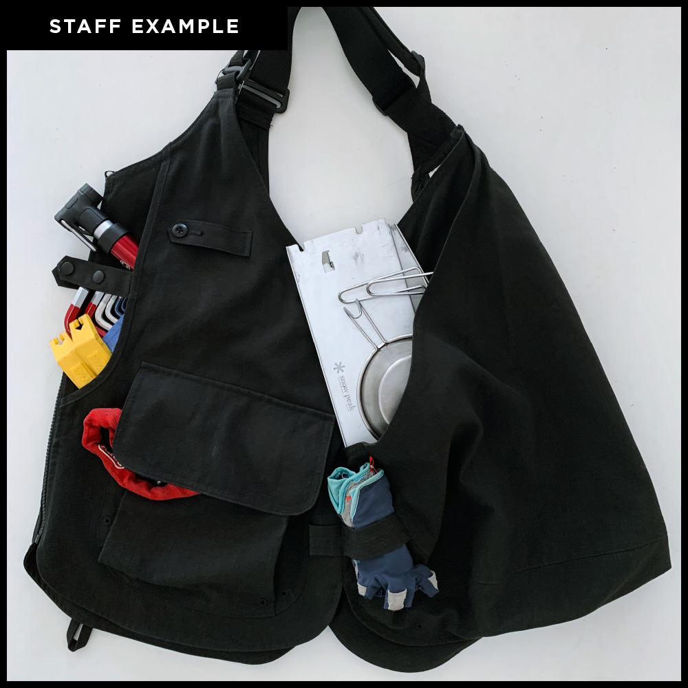TAKIBI Vest M Black