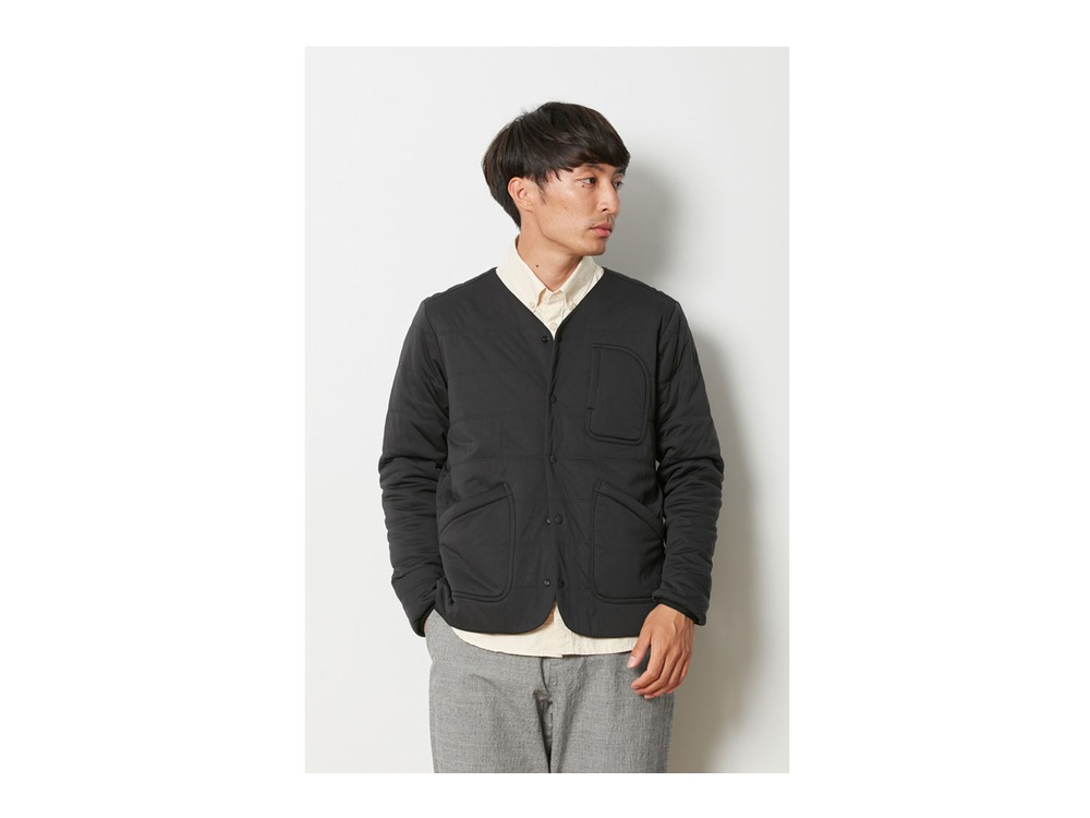 Flexible Insulated Cardigan S Black