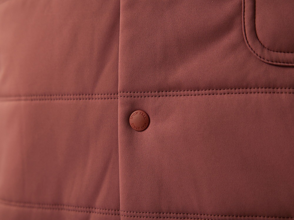 Flexible Insulated Cardigan S LIGHT BROWN